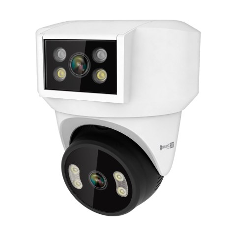 Kamera WiFi Kruger&Matz Connect C180 2x Obiektyw PTZ 360° 2K Tuya Smart Life Kolor Nocą Audio AI