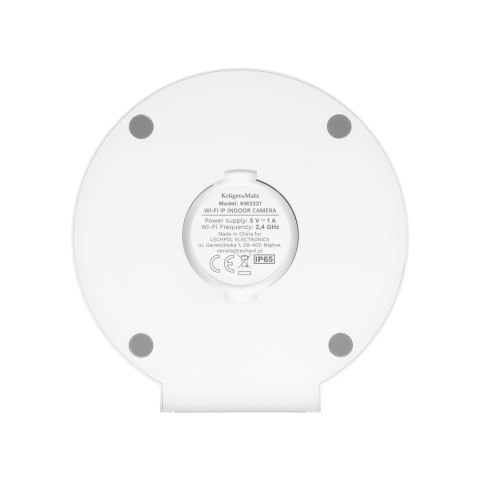 Kamera WiFi Kruger&Matz Connect C180 2x Obiektyw PTZ 360° 2K Tuya Smart Life Kolor Nocą Audio AI
