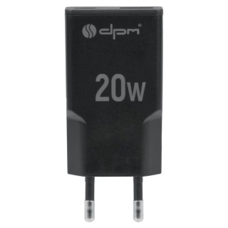Ładowarka sieciowa 2 x USB (A+C), QC 3.0, PD, PPS, 3 A, 20 W, czarna