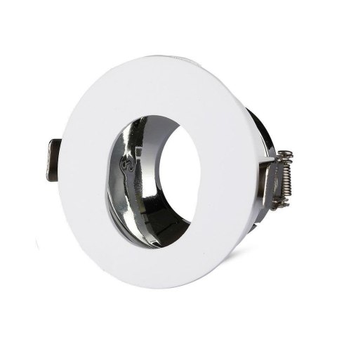 Oczko V-TAC GU10 asymetryczne wpuszczane białe/chrom okrągłe VT-874-WC 3 lata gwarancji