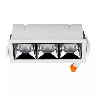 Oprawa V-TAC downlight SAMSUNG CHIP 12W UGR19 CRI90+12st VT-2-12 5700K 960lm 5 lat gwarancji