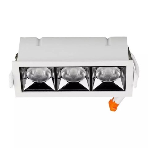 Oprawa V-TAC downlight SAMSUNG CHIP 12W UGR19 CRI90+12st VT-2-12 5700K 960lm 5 lat gwarancji