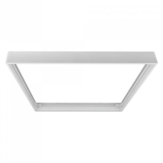 Ramka natynkowa do paneli LED składana 600x600 biała BACKLIT ALU 5,8cm biała