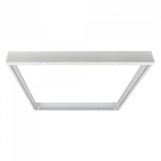 Ramka natynkowa do paneli LED składana 600x600 biała BACKLIT ALU 5,8cm biała