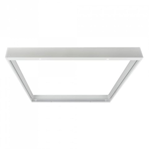 Ramka natynkowa do paneli LED składana 600x600 biała BACKLIT ALU 5,8cm biała