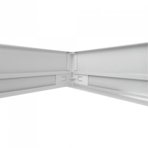 Ramka natynkowa do paneli LED składana 600x600 biała BACKLIT ALU 5,8cm biała