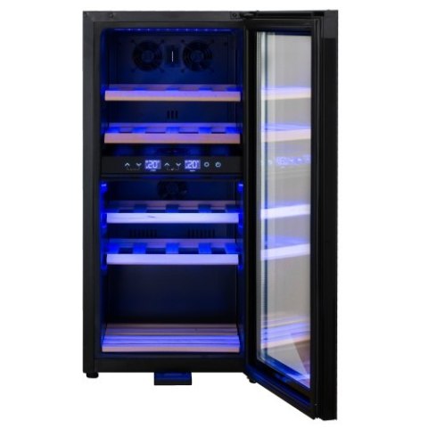 Adler Lodówka na wino 24 butelki/ 60 litrów