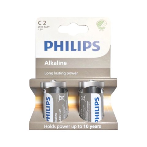 Bateria alkaliczna Philips LR14 2szt./bl.