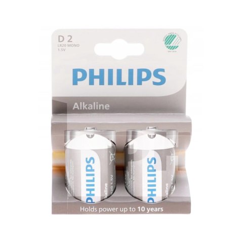 Bateria alkaliczna Philips LR20 2szt./bl.