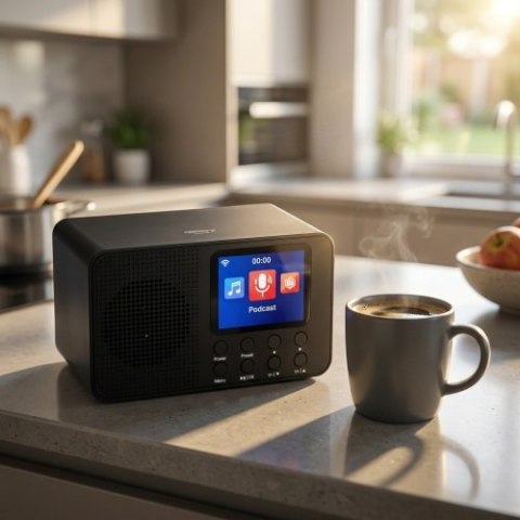 Camry Radio internetowe - Wi-Fi - Wyświetlacz 2,4"