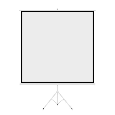 Ekran projekcyjny stojący Cabletech 200x200cm 100"