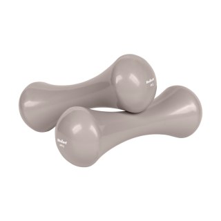 Hantelki żeliwne winylowe 2x4kg, REBEL ACTIVE