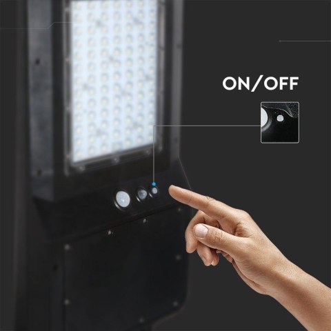 Naświetlacz Oprawa Uliczna Solarna V-TAC 40W LED Czarna IP65 120Lm/W VT-ST42 4000K 4800lm