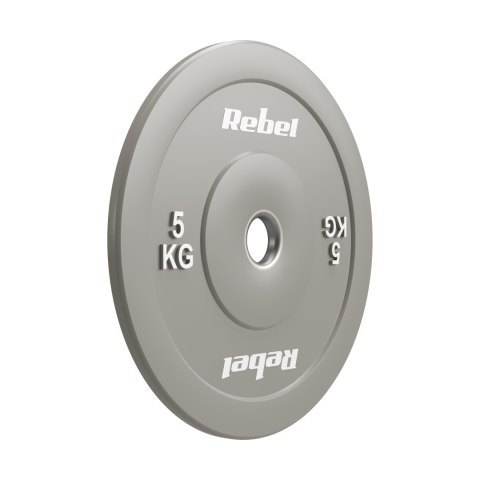Obciążenie olimpijskie gumowane BUMPER, seria BEAST, zestaw 2x5kg, otwór 51 mm, REBEL ACTIVE