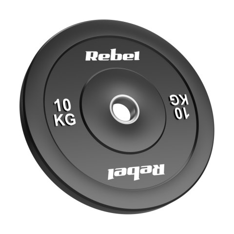 Obciążenie olimpijskie gumowane BUMPER zestaw 2x10kg, otwór 51 mm, REBEL ACTIVE