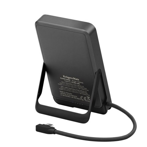Powerbank Kruger&Matz 10000 mAh Li-pol z funkcją QC oraz PD, certyfikat CCC (kraje Azjatyckie)