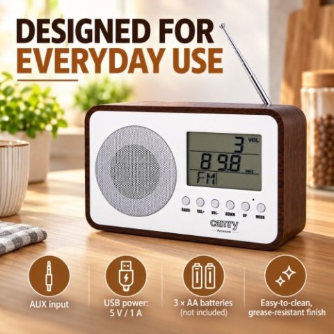 Camry Radio cyfrowe LCD