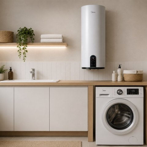 Elektryczny podgrzewacz wody akumulacyjny WiFi, 100 l, D100-20EFR, Vita Cylinder, Midea