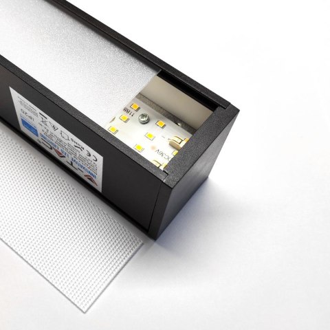 Oprawa V-TAC LED linear natynkowa SAMSUNG CHIP 40W czarna UGR