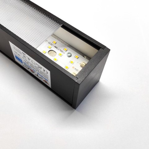 Oprawa V-TAC LED linear natynkowa SAMSUNG CHIP 40W czarna UGR