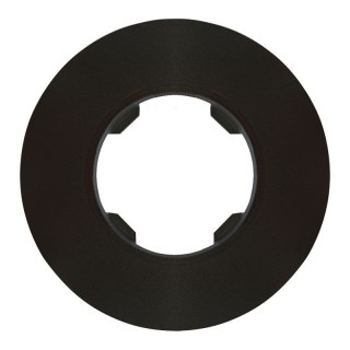 Ramka pojedyncza, plastikowa, okrągła, czarna, Soul DPM, Electromalt OVAL