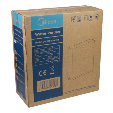 System odwróconej osmozy, bezzbiornikowy, 5 filtrów, CWRC800-A106, Midea