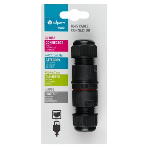 Złączka kablowa RJ45, IP68