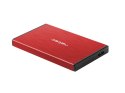 OBUDOWA HDD/SSD ZEWNĘTRZNA NATEC RHINO GO SATA 2.5" USB 3.0 CZERWONA