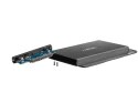 OBUDOWA HDD/SSD ZEWNĘTRZNA NATEC RHINO SATA 2.5" USB 2.0 ALUMINIUM CZARNA SLIM