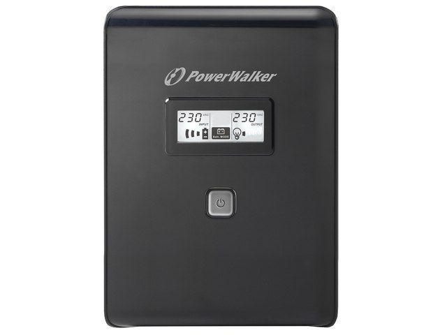 UPS POWERWALKER LINE-INTERACTIVE 1500VA 2X SCHUKO + 2X IEC C13, RJ11/RJ45 IN/OUT, USB, LCD