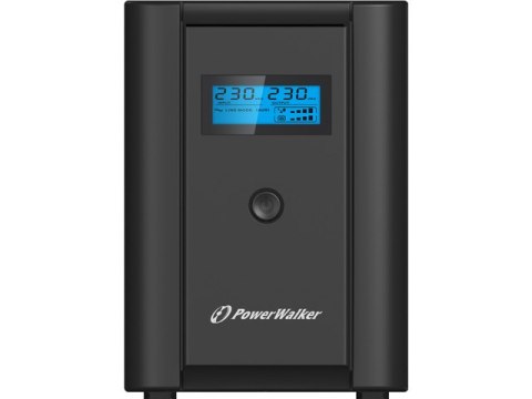 UPS POWERWALKER LINE-INTERACTIVE 2200VA, 6X IEC C13, RJ11/RJ45 IN/OUT, USB, LCD