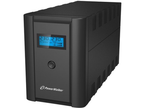 UPS POWERWALKER LINE-INTERACTIVE 2200VA, 6X IEC C13, RJ11/RJ45 IN/OUT, USB, LCD