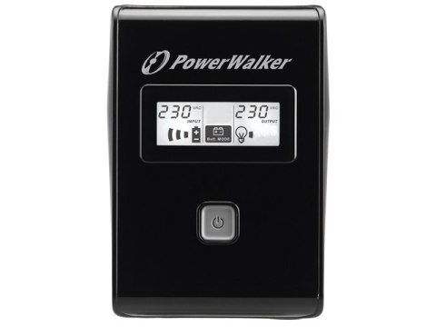 UPS POWERWALKER LINE-INTERACTIVE 850VA 2X SCHUKO OUT, RJ11 IN/OUT, USB, LCD