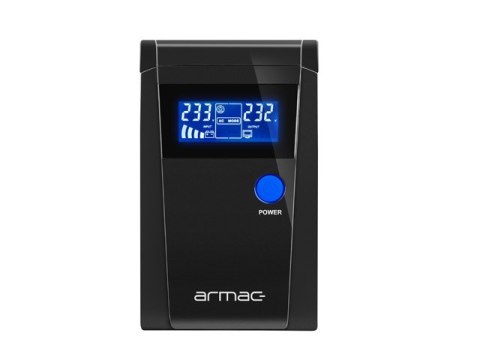 UPS ARMAC PURE SINE WAVE OFFICE LINE-INTERACTIVE 650VA LCD 2X 230V PL METALOWA OBUDOWA