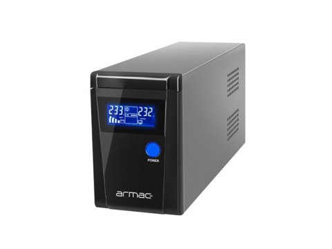 UPS ARMAC PURE SINE WAVE OFFICE LINE-INTERACTIVE 650VA LCD 2X 230V PL METALOWA OBUDOWA