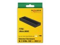 OBUDOWA SSD ZEWNĘTRZNA DELOCK M.2 NVME USB-C 3.1 GEN 2 CZARNY