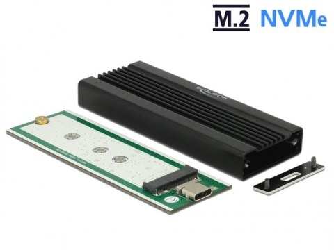 OBUDOWA SSD ZEWNĘTRZNA DELOCK M.2 NVME USB-C 3.1 GEN 2 CZARNY