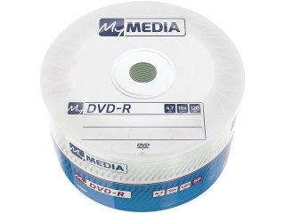 DVD-R MY MEDIA 4.7GB X16 WRAP (SPINDLE 50)
