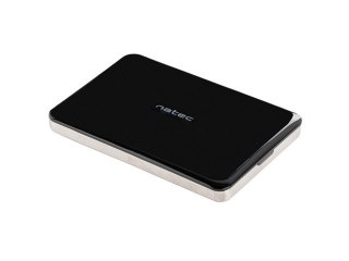 OBUDOWA HDD/SSD ZEWNĘTRZNA NATEC OYSTER 2 SATA 2.5" USB 3.0 ALUMINIUM CZARNA SLIM SCREWLESS