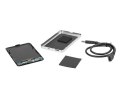 OBUDOWA HDD/SSD ZEWNĘTRZNA NATEC OYSTER 2 SATA 2.5" USB 3.0 ALUMINIUM CZARNA SLIM SCREWLESS