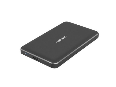 OBUDOWA HDD/SSD ZEWNĘTRZNA NATEC OYSTER PRO 2.5" USB 3.0 ALUMINIUM CZARNA SLIM