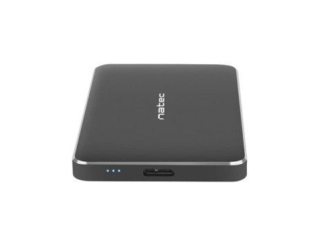 OBUDOWA HDD/SSD ZEWNĘTRZNA NATEC OYSTER PRO 2.5" USB 3.0 ALUMINIUM CZARNA SLIM