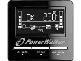 UPS POWERWALKER LINE-INTERACTIVE 1500VA CW FR 3X 230V PL, USB, RS-232, LCD, EPO