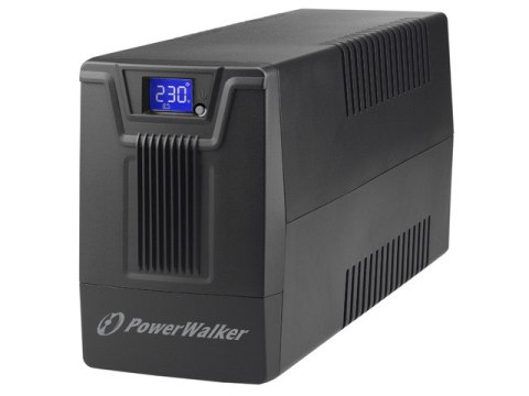 UPS POWERWALKER LINE-INTERACTIVE 600VA SCL 2X SCHUKO 230V, RJ11/45 IN/OUT, USB, LCD