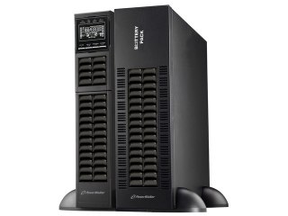 UPS RACK 19" POWERWALKER ON-LINE 6000VA RMG PF1, ZŁĄCZE TERMINALOWE IN/OUT, 2U + BATERIE 3U LCD