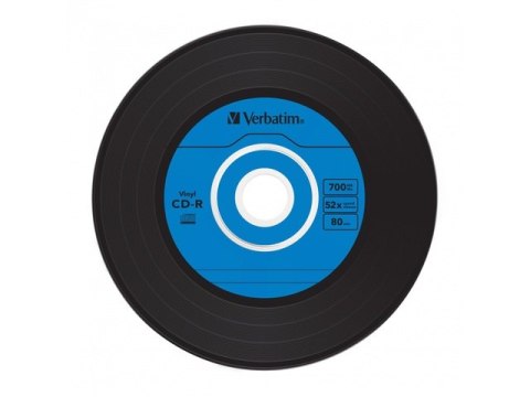 CDR VERBATIM 700MB AZO VINYL X52 (SLIM 10)