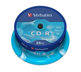 CDR VERBATIM 700MB EXTRA PROTECTION (CAKE 25)