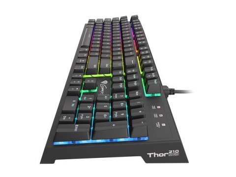 KLAWIATURA DLA GRACZY GENESIS THOR 210 RGB US HYBRYDOWA PODŚWIETLENIE RGB