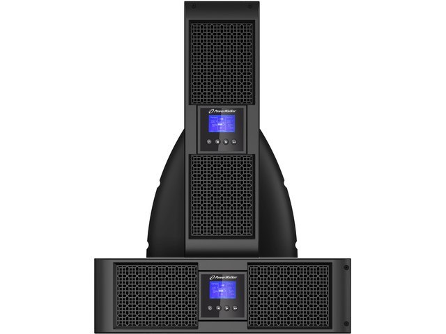 UPS RACK 19" POWERWALKER ON-LINE 6000VA 4X IEC C13, 2X IEC C19, TERMINAL OUT, USB/RS-232, LCD