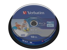 BD-R VERBATIM 25GB X6 PRINTABLE DATALIFE (CAKE 10